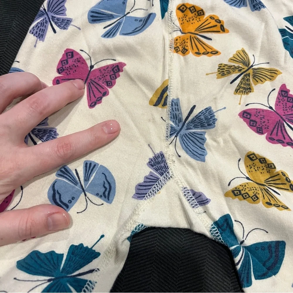 Hanna Andersson Butterfly Print Kids Pajama Set